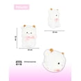 thumbnail image 3 of Borreguito De Peluche Super Suave Con Moño De Cuadros, 3 of 5