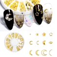 thumbnail image 2 of Remaches de cadena de Metal para decoración de uñas, tachuelas de cristal para decoración de uñas, oro, plata, esmalte de Gel UV, pegatinas para manicura Gao Jinjia LED, 2 of 2