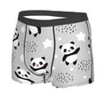 thumbnail image 2 of Bingfone Pandasbetween Clouds And Stars Men'S Underwear - Casual Stretch Boxer Briefs-Large, 2 of 9