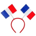thumbnail image 3 of Aro para el pelo con bandera de Francia competición de bandas de fútbol para mujeres y niñas, 3 of 4