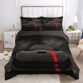 thumbnail image 1 of Cars Vehicles Bedding 3 Piece Boys Bedroom Decor Quilt Cover Pillowcase Cars Racing Print Bed Linen Set King Queen for Adults, 1 of 7