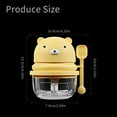 thumbnail image 5 of Efficient Miniature Food Chopper USB Rechargeable Electric Vegetable Cutter Food Processor Ingredient Chopping Supplies, 5 of 10