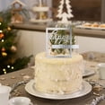 thumbnail image 3 of 3pcs acrylic cake decoration - gold+silver+rose gold, 3 of 5