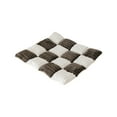 thumbnail image 2 of Moocorvic Outdoor Seat Cushion with Ties, Fade-Resistant Round Dot Print Seat Cushions, Non-Slip Kitchen Chair Pads for Indoor Patio Garden Decoration, Durable(Black), 2 of 8