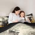 thumbnail image 5 of Homewish Highland Cattle Bedding Comforter Set 2pcs for Teenagers,Farmhouse Animal Twin Comforter Sets Microfiber,Chic Floral Sunflowers Breathable Bedding Set,Lightweight Room Decor,Reversible, 5 of 8