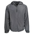 thumbnail image 3 of Men's Lightweight Hooded Jacket Gnmtl XXL, 3 of 4