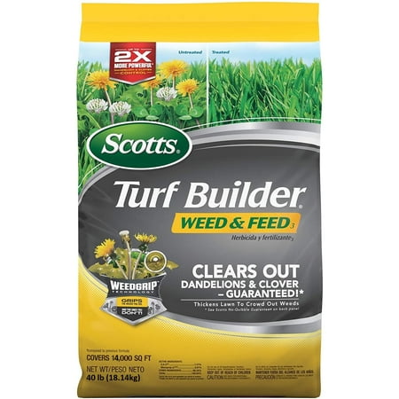 Scotts Turf Builder Weed & Feed3  40 Pounds (Covers 14 000 Square Feet)