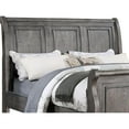 thumbnail image 6 of Modern King Bed, Headboard, Antique Gray Finish, Bedroom Bed With, 6 of 6