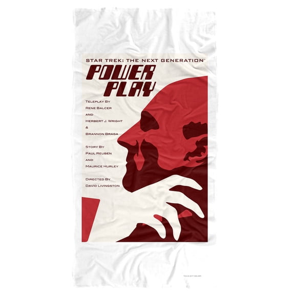 Star Trek Beach Towel, 30"x60" TNG Season 5 Episode 15 Beach Towel