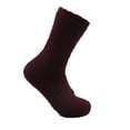 thumbnail image 5 of 4 or 8 Pairs Cozy Fuzzy Fluffy Soft Warm Comfortable Women's Crew Socks (Solid, 4), 5 of 8