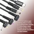 thumbnail image 4 of 4.9FT USB C to DC PD Power Fast Charging Cable, 5.5mmx2.5mm 27W/9V DC Power Cable, Type C Input 3A Adapter Jack Converter for Router, Camera, TV Box, Desk Lamp(Black), 4 of 6