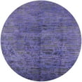 thumbnail image 1 of Ahgly Company Machine Washable Indoor Round Industrial Modern Light Purple Area Rugs, 6' Round, 1 of 7