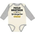 thumbnail image 3 of Inktastic Proud Brother of a Kindergarten Grad Boys Long Sleeve Baby Bodysuit, 3 of 5