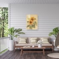 thumbnail image 4 of Albena Hristova 'Summer Sunflowers I On Barn Board' Outdoor Canvas 32x16, 4 of 5