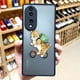 thumbnail image 4 of Matte Case for HONOR 70 50 30S 30 20 8X 9A 9X PLAY 4T X7 X9 X10 5G V40 Case Funda Coque Capa Shell Cute Cat Cartoon Illustration, 4 of 5
