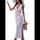 thumbnail image 2 of Vestido con Escote en V para Mujer, Estilo Halter, Sin Espalda, con Cintura Ahuecada L, 2 of 9