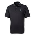 thumbnail image 2 of Men's Cutter & Buck Black Indianapolis Colts Throwback Logo Virtue Eco Pique Recycled Polo, 2 of 3