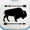 thumbnail image 4 of Inktastic Buffalo Cute Animal Western Boys or Girls Baby Bib, 4 of 4