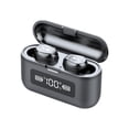 thumbnail image 2 of Auriculares Pantalla digital Auriculares internos inalámbricos verdaderos Auriculares impermeables Auriculares 5.0 compatibles con Bluetooth, Negro Eigraketly EL000334-01B, 2 of 2