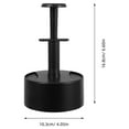 thumbnail image 2 of COMPUKAS Grill Press 1 Set Of Black ABS Non-stick Coating Household Users, 2 of 7