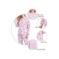 thumbnail image 4 of GLOBAL Womens Flannel Cotton Pajama Set Long PJs Flannel Loungewear Sleepwear,Size S-3XL, 4 of 5
