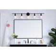 thumbnail image 3 of Collier 5 light Black and Clear glass Wall sconce, 3 of 14