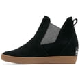 thumbnail image 4 of Boot Sorel Out N About Wedge sin cordones para mujer, goma de mascar negra, 4 of 7
