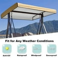 thumbnail image 2 of OxfordCloth Waterproof Garden Swing Canopy Replacement For 3 Seater Swing Seats 3 Seater Swing Cover OxfordCloth 3 Seater Swing Chair Canopy Replacement Oxford Cloth Garden Swing Canopy Replacement O, 2 of 9