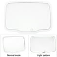 thumbnail image 4 of 1 espejo de tocador ajustable con luz LED para coche, espejo de maquillaje (blanco), 4 of 6