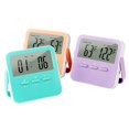 thumbnail image 5 of Termómetro verde con alarma de temperatura alta y baja con temporizador Termómetro interior con alarma alta y baja Termómetro digital para refrigerador con pantalla LCD grande, 5 of 5