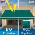 thumbnail image 4 of SUNRISEUMBRELLA Outdoor Patio Awning Retractable Awning Sun Shade Manual Patio Deck Awning (10'x8',Green), 4 of 6