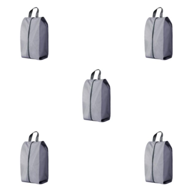 relayinert Easy To Shoe Bag For Travel Simplify Packing Convenient Shoe Pouches Lightweight And Portable grey XL 5Set