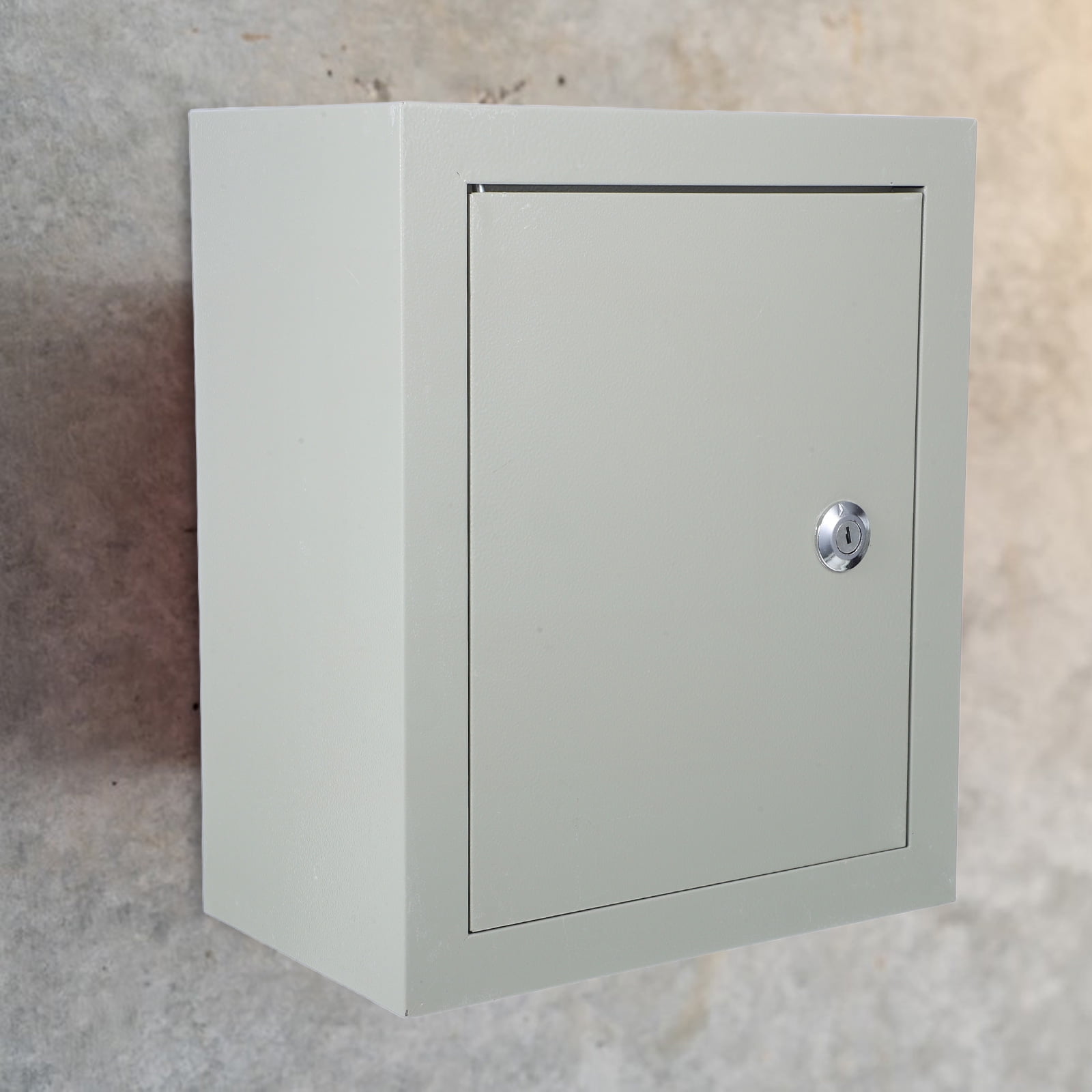 BESTYASH Surface Mount Plated Silver Electrical Waterproof Box for Outdoor Applications