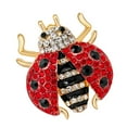 thumbnail image 1 of Crystal Broche Pin Diamante de Imitación Joyería de Boda Pin de Moda 2.6 x 2.3cm - Mariquita rojo 3.2 x 3.7cm Sunnimix Pin de broche de mariquita, 1 of 8
