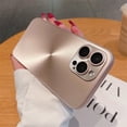 thumbnail image 1 of Luxury Laser Aurora CD Pattern Matte Case For iPhone 16 15 14 13 12 11 Pro Max Plus Soft Bumper Shockproof Armor Hard Back Cover Gold for iphone13ProMax(6.7"), 1 of 6