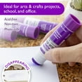 thumbnail image 3 of BAZIC Washable Disappearing Purple Glue Stick 8g, Acid Free (4/Pack), 24-Packs, 3 of 7