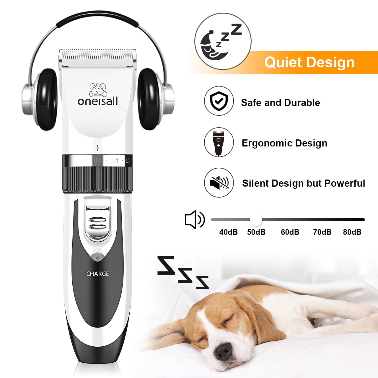 Befestigungskammschutz (6 Stück) Für Oneisall Hundeschermaschine – Schnittlängen 3–18 Mm, Kompatibel Mit Klingenbreite 4,1–4,4 Cm, Schwarz