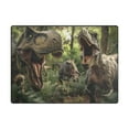 thumbnail image 2 of Dinosaurs in The Forests Area Rugs Soft Non-Slip Floor Mats Large Nursery Carpets Doormat for Living Room Bedroom Hotel Decor 80"x58", 2 of 7