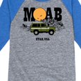 thumbnail image 3 of Instant Message - Moab, Utah - Toddler & Youth Raglan Graphic T-Shirt, 3 of 5
