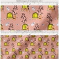 thumbnail image 2 of Soimoi Cotton Voile Fabric Haunted House,Pumpkin & Ghost Halloween Fabric Prints by Yard 56 Inch Wide, 2 of 7
