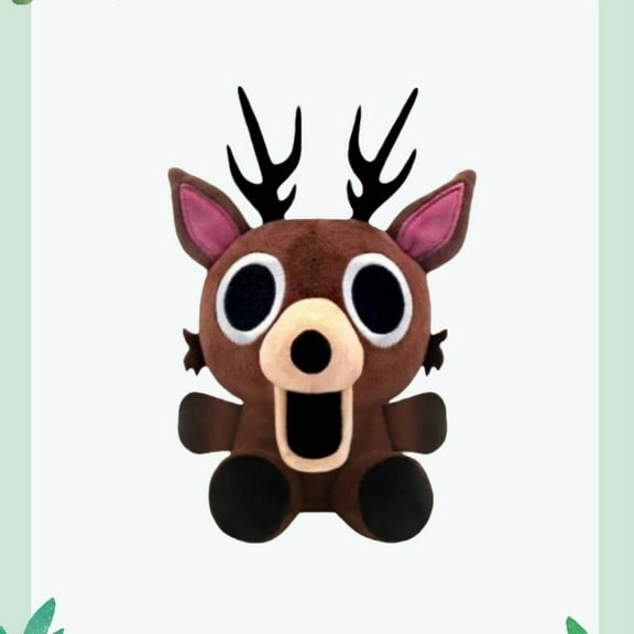 BOSALY 7.9" Q-version Deer Plush Toy - Game 99 Nights in The Forest, Lovely Design Game Character Deer Stuffed Animals, Soft & Huggable Game Plushies, Ideal Valentine Christmas Gifts to Fans (1pc)
