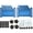 Blue, variant on Riousery Woodworking Feather Board Inverted Square Power Tool Accessories Unique Chamfer Groove B Style Yellow - Professional Grade Table Saw Router Fence Safety Tool 8.27 inches / 21 cm