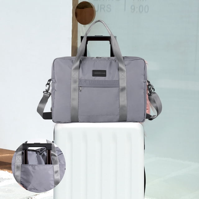 Large Travel Tote Bag, Expandable Gym Tote Bag,Carry On Bags For Women With Trolley Sleeve Wet Pocket,travel Duffel BagsTravel