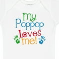 thumbnail image 4 of Inktastic My Poppop Loves Me Grandchild Boys or Girls Baby Bodysuit, 4 of 5