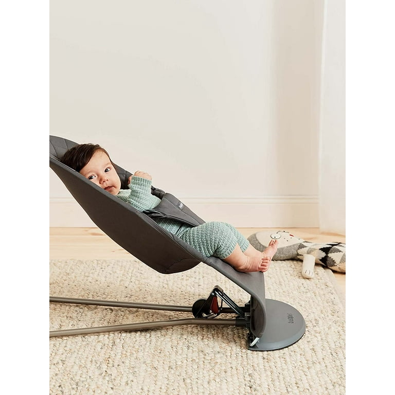 BabyBjorn Bouncer Bliss, Classic Quilt, Anthracite, Newborn