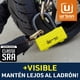thumbnail image 3 of urban UR74120 Candado Cadena Antirrobo Moto Alta Seguridad Homologado Classe SRA, Mini U Bloqueo Dis, 3 of 8