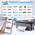 thumbnail image 4 of Bluetooth Thermal Shipping Label Printer, Wireless 4x6 Label Printer for Shipping Packages & Small Business, Compatible with Android, iOS, Windows an, 4 of 8