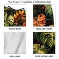 thumbnail image 4 of luoweisi Men's Beach Shorts Quick Dry Swim Trunks with Mesh Lining Tropical Leaves 2XL, 4 of 5