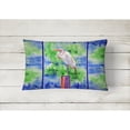 thumbnail image 2 of Carolines Treasures 8358PW1216 Egret Canvas Fabric Decorative Pillow, 12H x16W, multicolor, 2 of 3