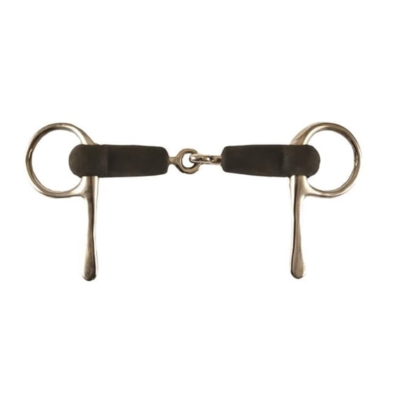 Jacks R669 Soft Rubber Mouth Snaffle Bit